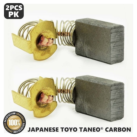 Superior Electric Japanese Aftermarket Carbon Brush Set, PK 2 S77